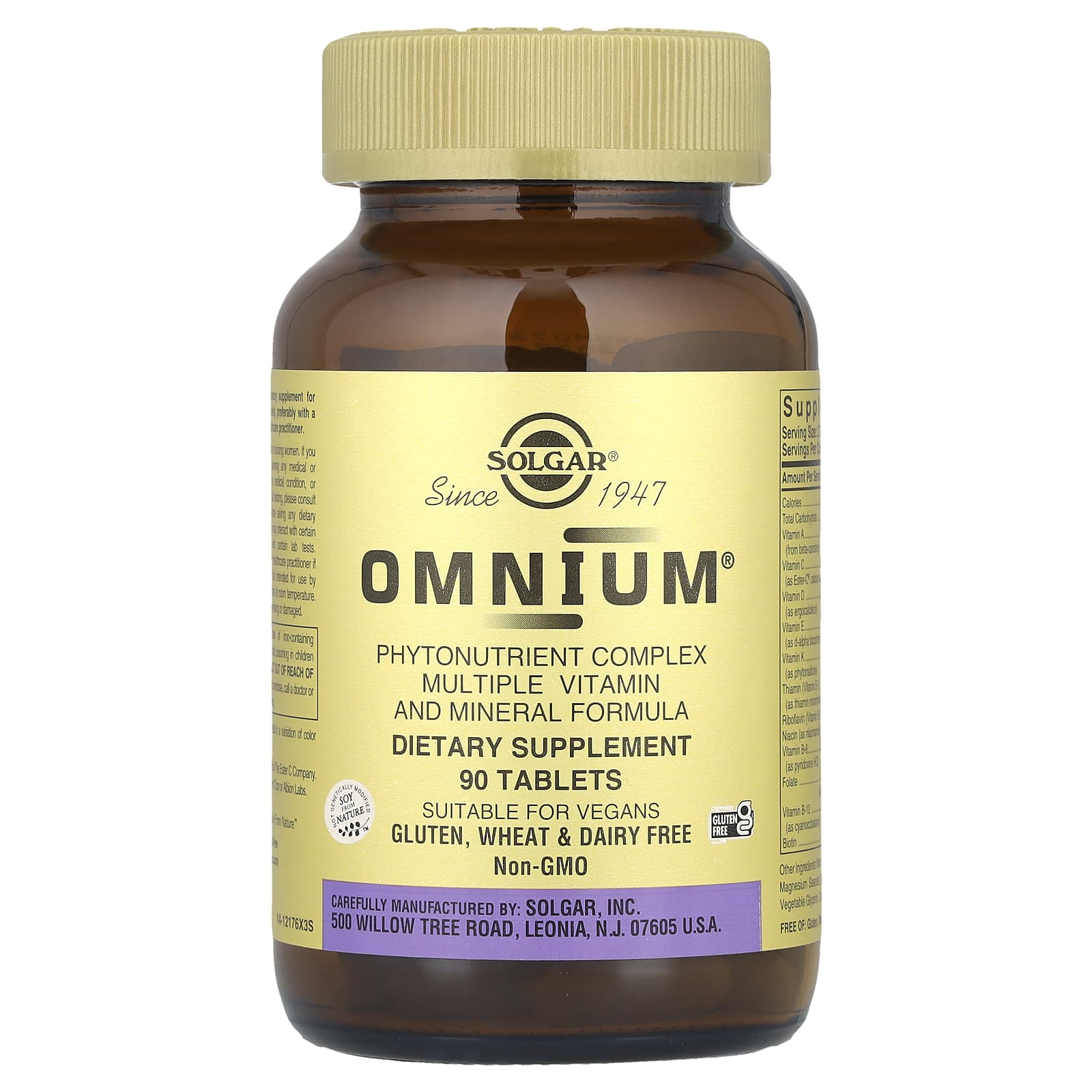 

Omnium®, Phytonutrient Complex Multivitamin and Mineral Formula, 90 Tablets