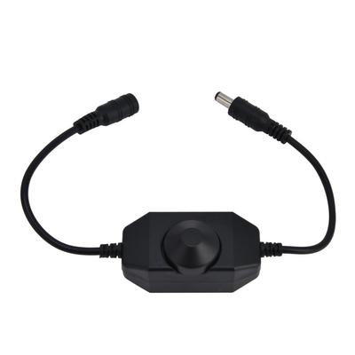 Dimmer für LED-Lichtstreifen, einfach zu bedienen, stufenloses Dimmen, langlebiger Dimmerschalter für LED-Lichterketten