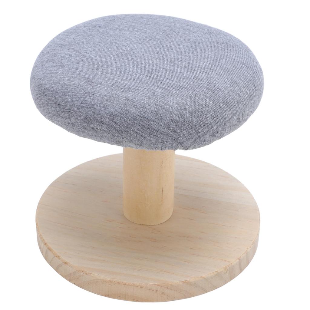 Ironing Board Stool Multifunctional Stable Solid Wood Small Round Ironing Board Stool for Home
