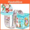 Blue Snowman Santa Claus Pattern Gift Box Christmas Decoration Atmosphere Prop