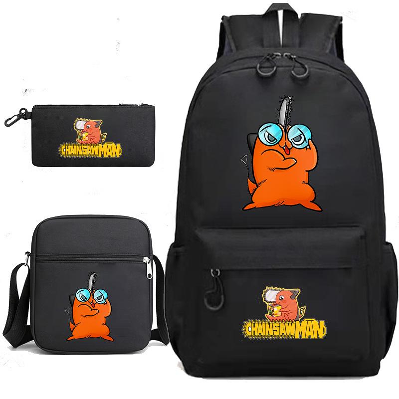 Anime Schoolbag Chainsaw Male Pochitabagpack Girl Boy Back