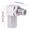 O2 Bung Extension Catalytic Converter 90 Degree P0420 P0430 Exhaust Catalyst Rear Oxygen Sensor Spacer Mini Catalyst O2 Adapter