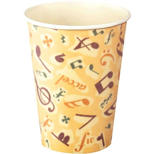 Cafe Melody Paper Cups, 7 Oz, SM-205D, Eco-Friendly Packaging, Insulated, 60 Cups (211ml)