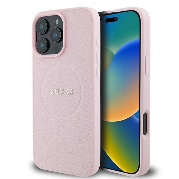 Guess Guhmp15Xpghsmmp Iphone 15 Pro Max6.7 Różowy/Pink Hardcase Grained Ring Magsafe