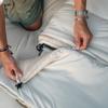 Customer Outdoor Camping LD150 LD250 Patchwork Envelope Sleeping Bag with Removable Hood