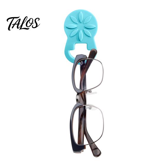 Glasses Frames Protection Magnetic Holder Silicone Eyeglass Hanger Sunglasses Clothes Anti-slip Patches Organizer for Home Office Wall Display