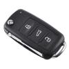 3 Button Folding Remote Key Fob Cover Case for VW Tiguan Golf Sagitar Polo MK6 Passat