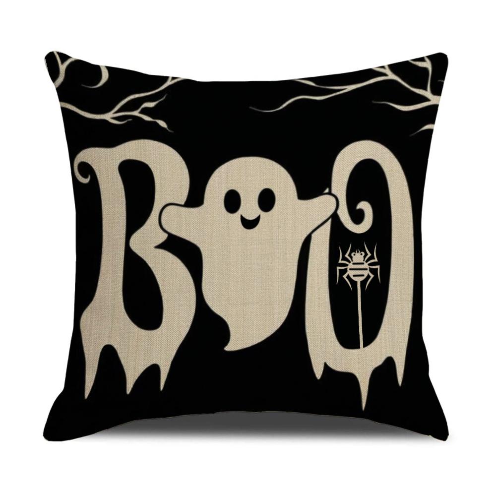 Halloween Printed Pillow Polyester Printed Home Living Room Sofa Decoration Cushion Cover Bedroom Pillow Cover