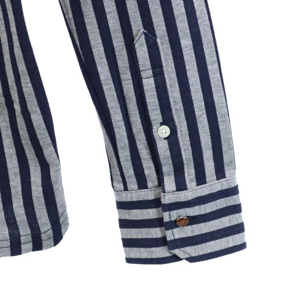 MASTER BUNNY EDITION made in Japan Striped Pattern Long sleeve Button down shirt Women Used