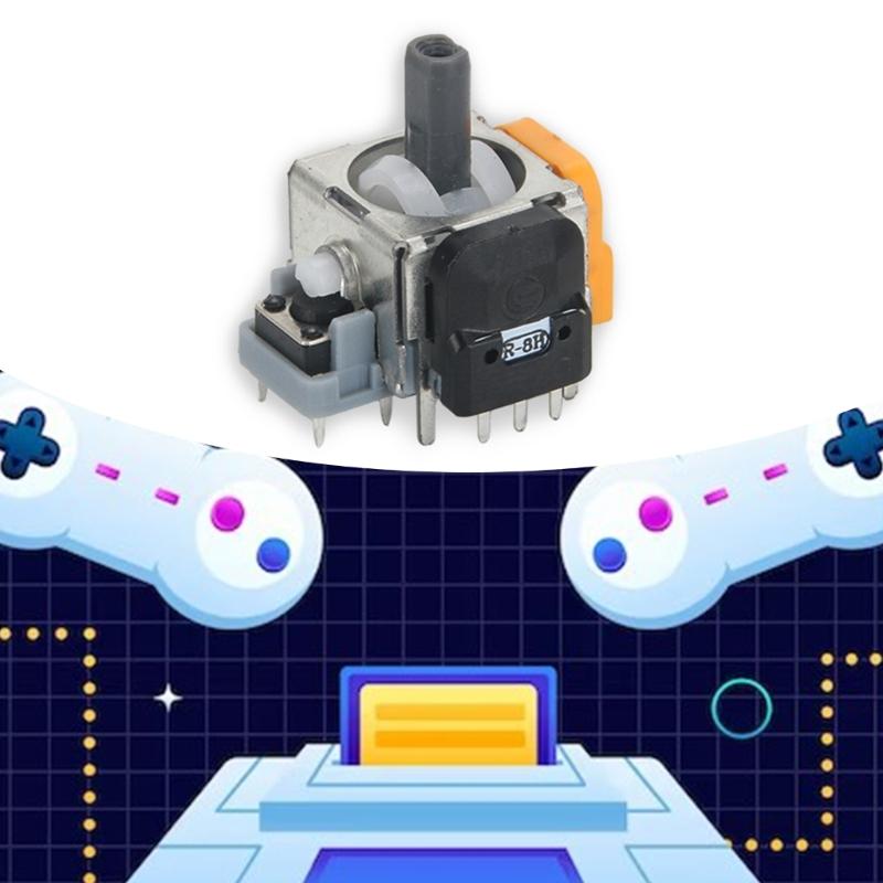 2Pcs Joystick Module Replacement Controller Analog Sensor 3D Analog Thumb Stick No Drift Gaming Accessories