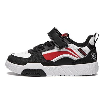 Li Ning Kids Comfortable Classic Shock Absorption Rebound Low-Top Sneakers Kids Sneakers Black YKNU060-3