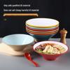 Two-Tone Melamine Conical Noodle Bowl