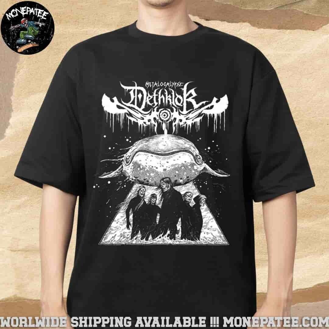 Metalocalypse Dethklok Logo Iconic Demon Frame Tee Merchandise Unisex T-Shirt XXXL