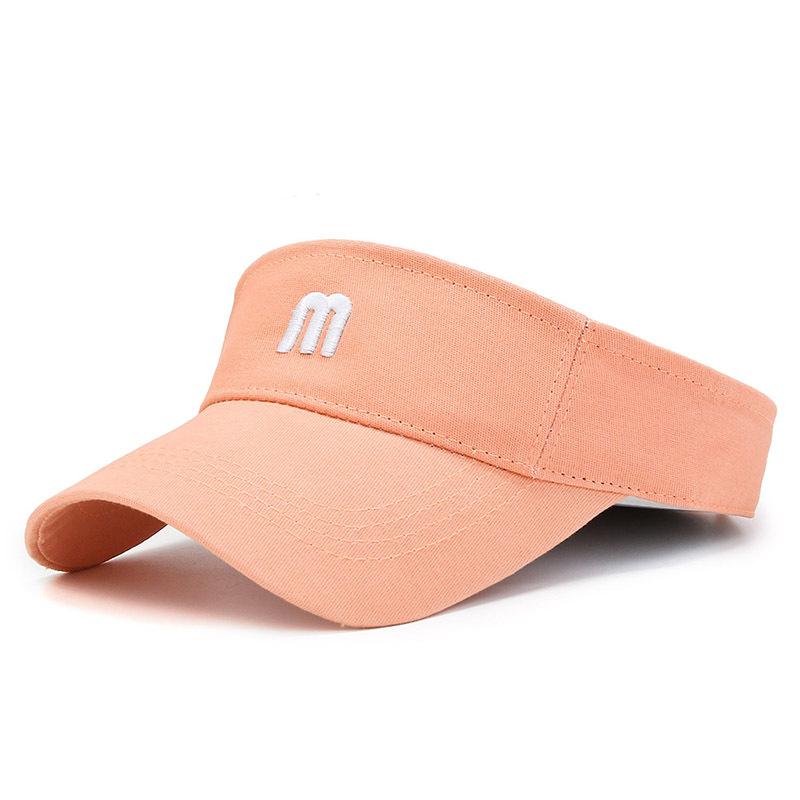 Empty Letter M Top Hat Ladies Summer Outdoor Sports Running Breathable Gift