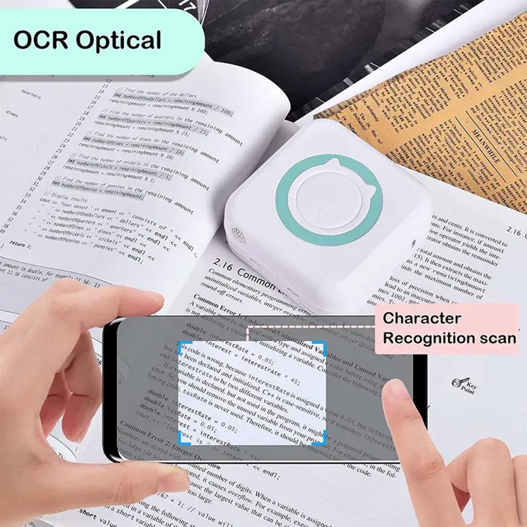 Portable Bluetooth Mini Printer for Students and Home Use