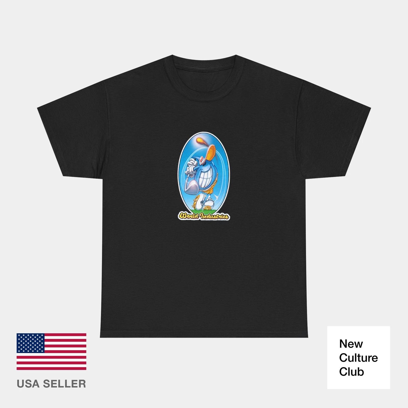 Tiger Willy World Industries 2000s Skateboard Vintage Classic TShirt Print XL