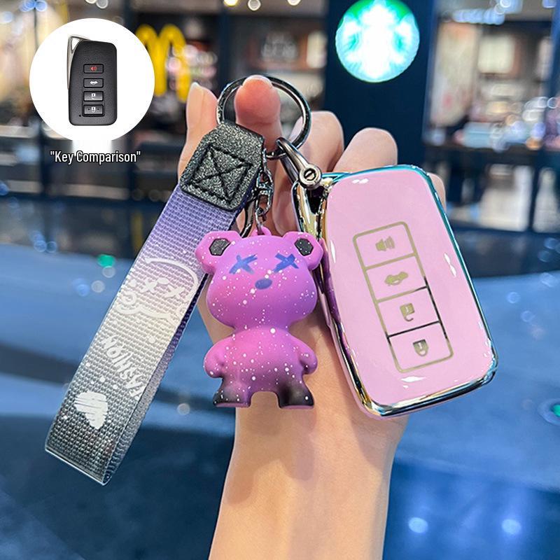 Schutzhülle für Lexus ES/RX/NX/UX/LC/LS/LX/GX Autoschlüssel, Unisex-Design