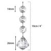 30-Piece DIY Acrylic Crystal Snowflake Ornaments for Christmas Trees and Weddings
