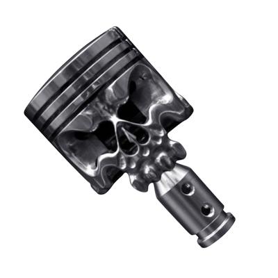 Piston pentru motociclete Craniu Buton de viteză Maneta de schimbător din oțel inoxidabil pentru vehicul