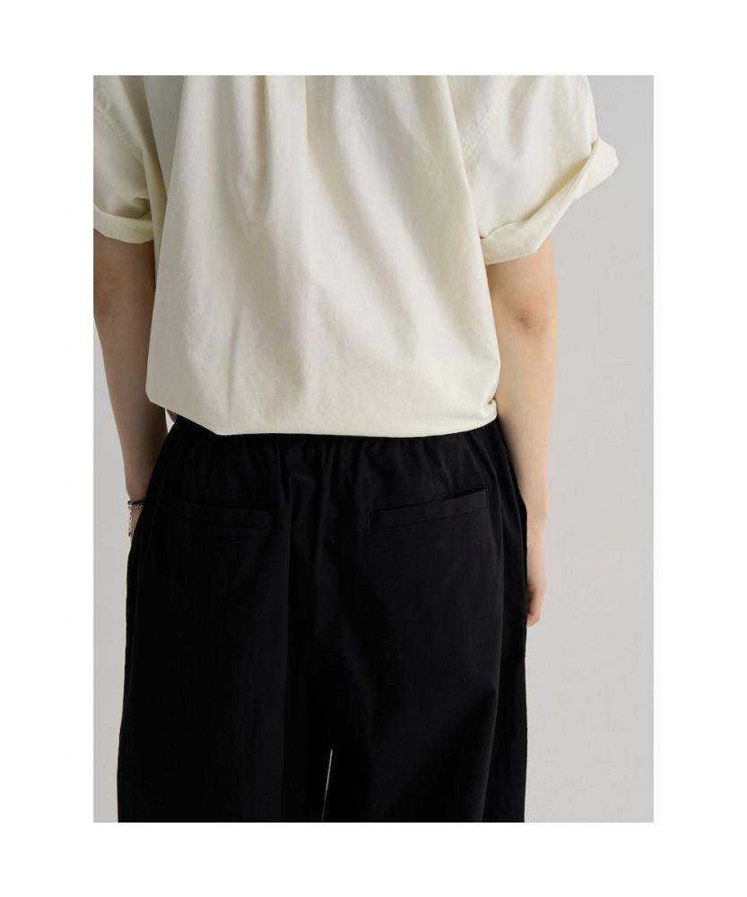 8SECONDS Cotton Spandex Balloon Fit Pants Black