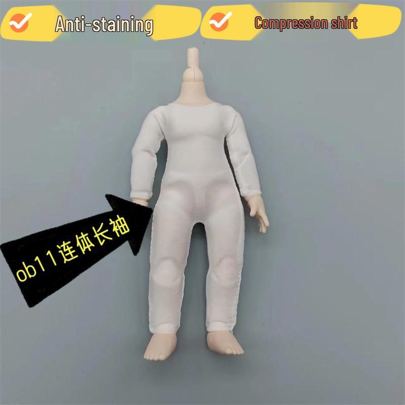 OB11 & Blythe Doll High Elastic Anti-Stain Ultra-Thin Clothing Set for 6 Points BJD Dolls