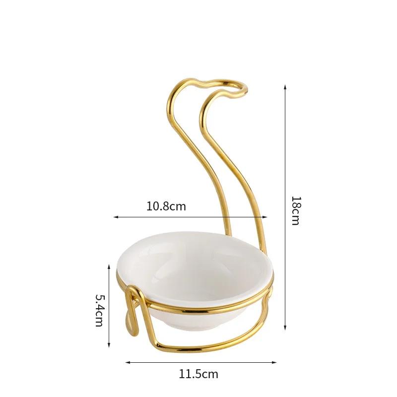 Leaky Stainless Steel Gold Plated Spoon Thickened Household Commercial Spoon Hot Pot Restaurant Ladle Cooking Soup Spoons