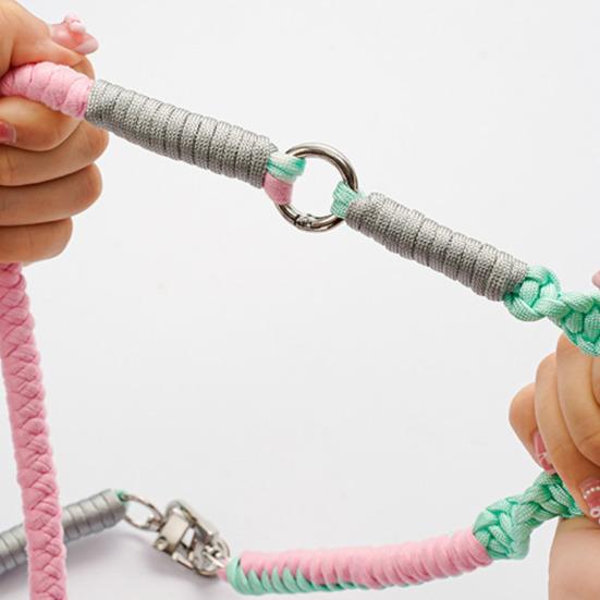 Hand Braided Phone Lanyard Bohemian Flower Design Crossbody Adjustable Wide Shoulder Strap Bag Key Badge Lanyard with Metal Hook