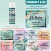 Picture Stickers for Lip Balm DIY Paper Stickers Labels Word 54x44mm 8pcs/sheet