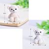 1pc Kawaii Bear Figurines Small Statue Fairy Garden Miniatures Ornament Dollhouse Home Decoration Accessories Decoration Jardin