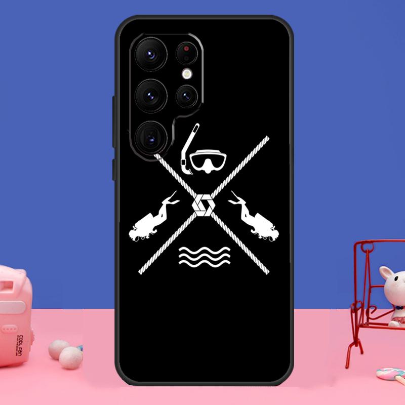 

Чехол для дайвинга Dive Scuba Divers для Samsung Galaxy S24 Ultra S23 S22 S21 S20 FE Note 20 S8 S9 S10 Note 10 Plus Galaxy S21 Plus