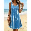 Spring and summer women's sleeveless dress