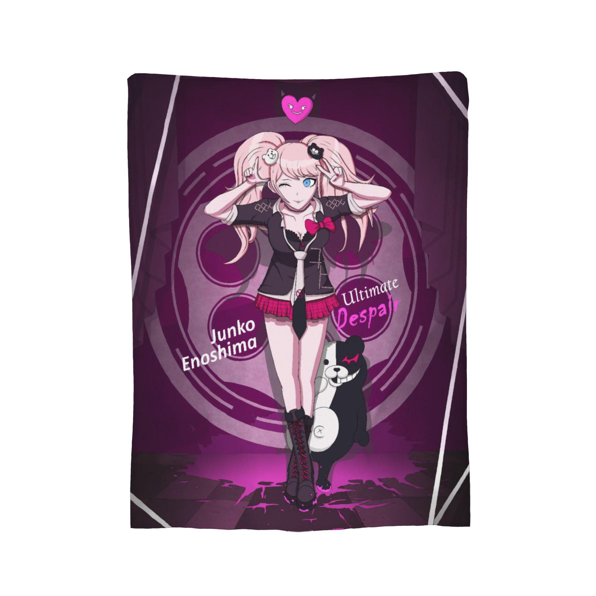 Пледы Danganronpa Флис Весна/Осень Дзюнко Эносима Многофункциональный Супер Теплый Плед для Кровати Путешествий Покрывало 30x40in