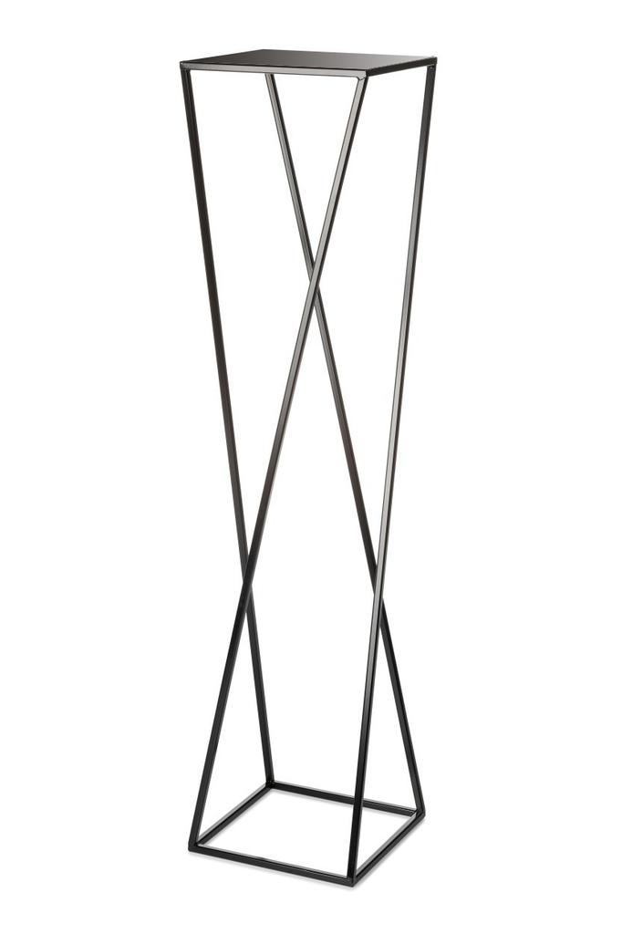 Kwietnik Nowoczesny Czarny Stojący 100Cm