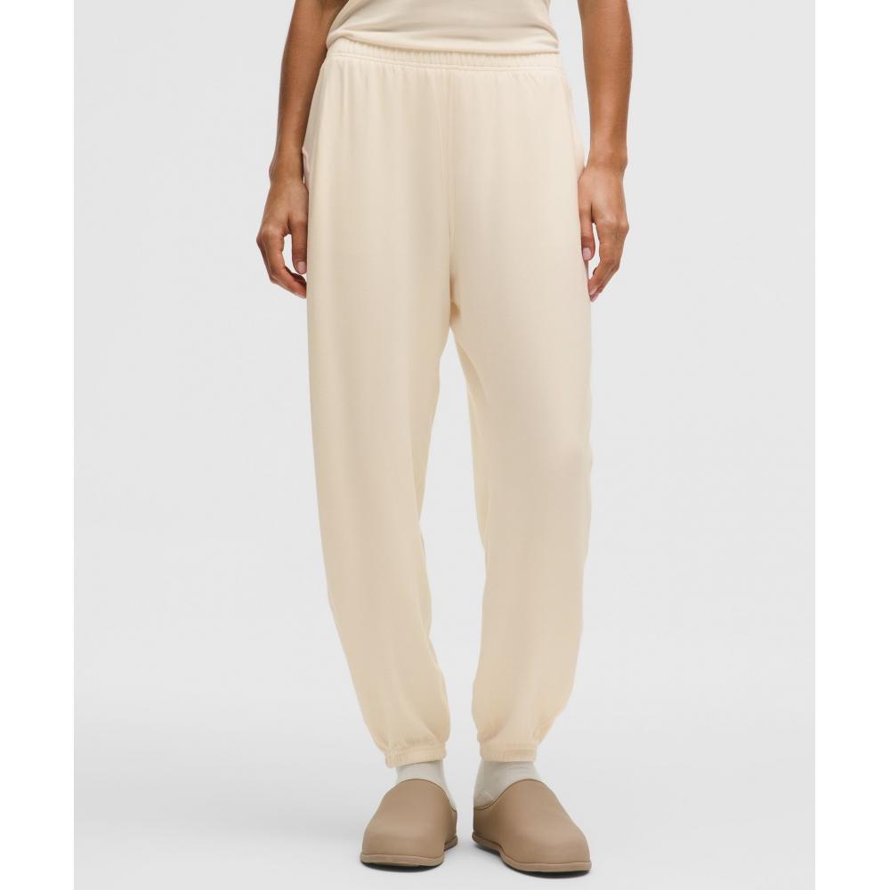 Lululemon Becalm Oversized Mid Rise Pant Coconut Ivory
