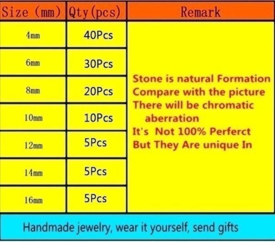 אבן חן טבעית זהב אבן חול חרוזי מרווח עגולים 4 מ"מ 6 מ"מ 8 מ"מ 10 מ"מ ייצור תכשיטים