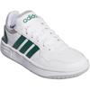 Adidas Hoops K White Collegiate Green Kids Sneakers Cloud-White Grey-Two IG3830