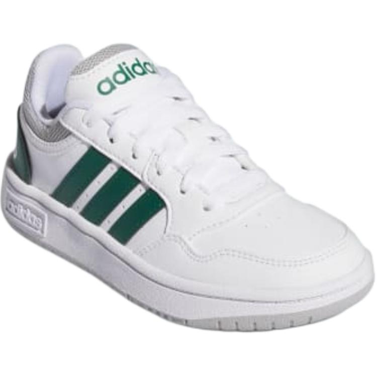 Adidas Hoops K Bílá Kolejní Zelená Dětské Tenisky Cloud-White Grey-Two IG3830