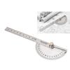 Angle Protractor Stainless Steel Portable Adjustable 0 To 180 Degree Angle Ruler Finder Angle Measur