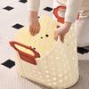 Plastic Dirty Clothes Basket Folding Wall-mounted Laundry Basket Foldable High-capacity Portable Laundry Basket