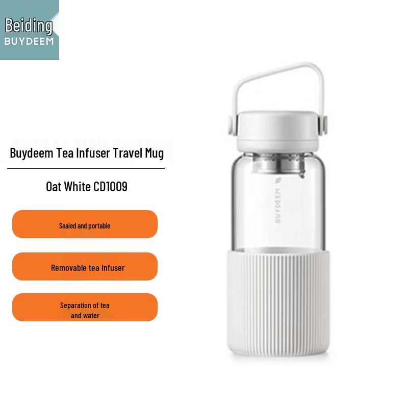 

Buiding Tea Infuser Portable Glass Cup