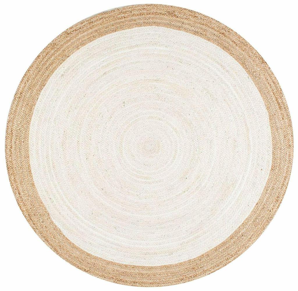 Jute Natural Handmade Rug Round Natural Rug for Any Space Look Rustik Decor For Any Space