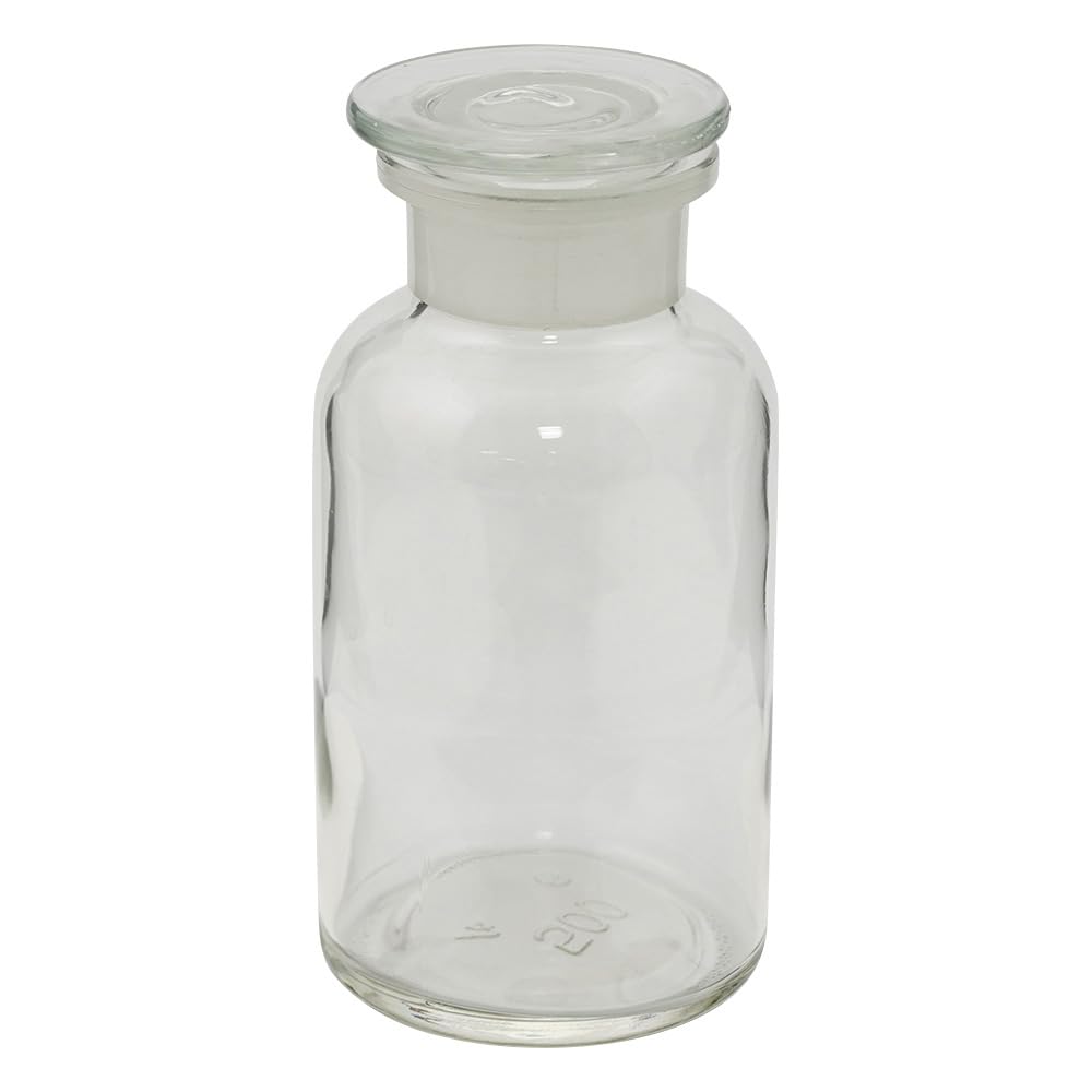 

AS ONE Wide-Mouth Reagent Bottle, White, 500mL/3-9175-04