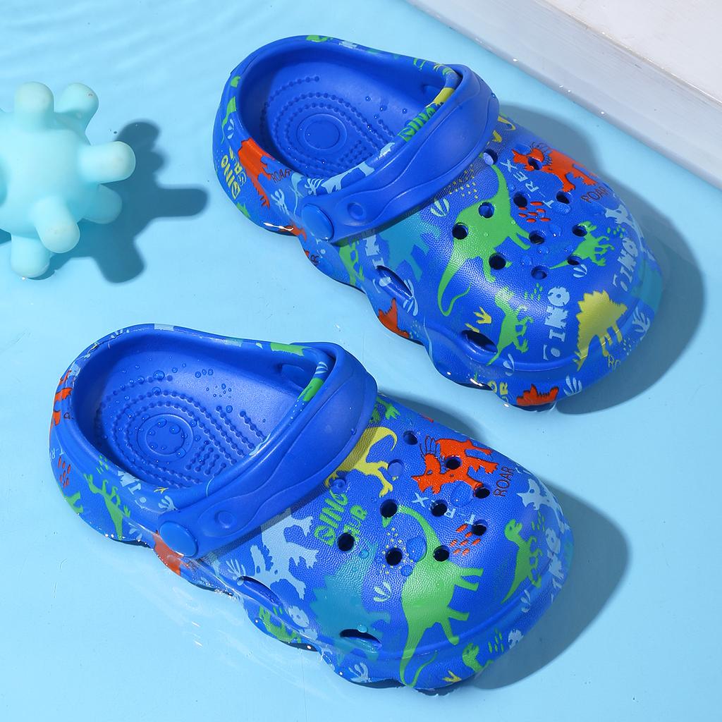 Kinder Dinosaurier Garten Schuhe Niedliche Cartoon Sandalen Clogs Kleinkind Strand Pool Wasserschuhe Sommer Badeschuhe für Jungen 1214