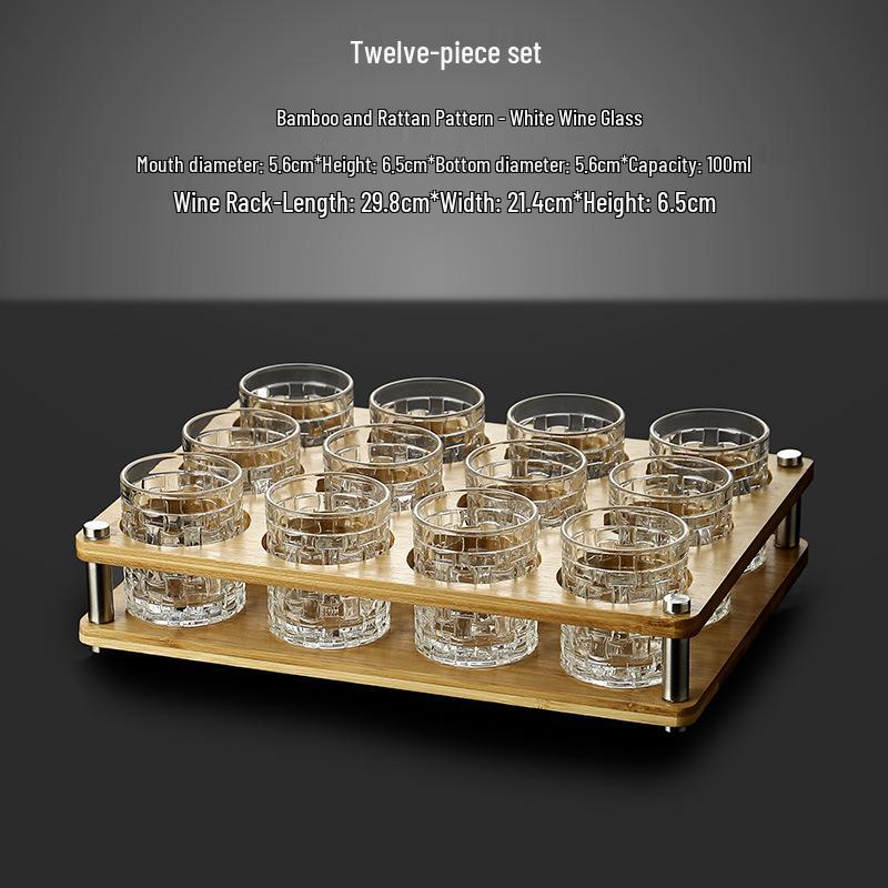 Ensemble de verres à shot Baijiu & Bière en Cristal Luxe Léger