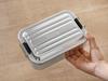 Skater Aluminum Lunch Box AFT10B-A 1000ml Large Capacity Fluffy Serving Silver