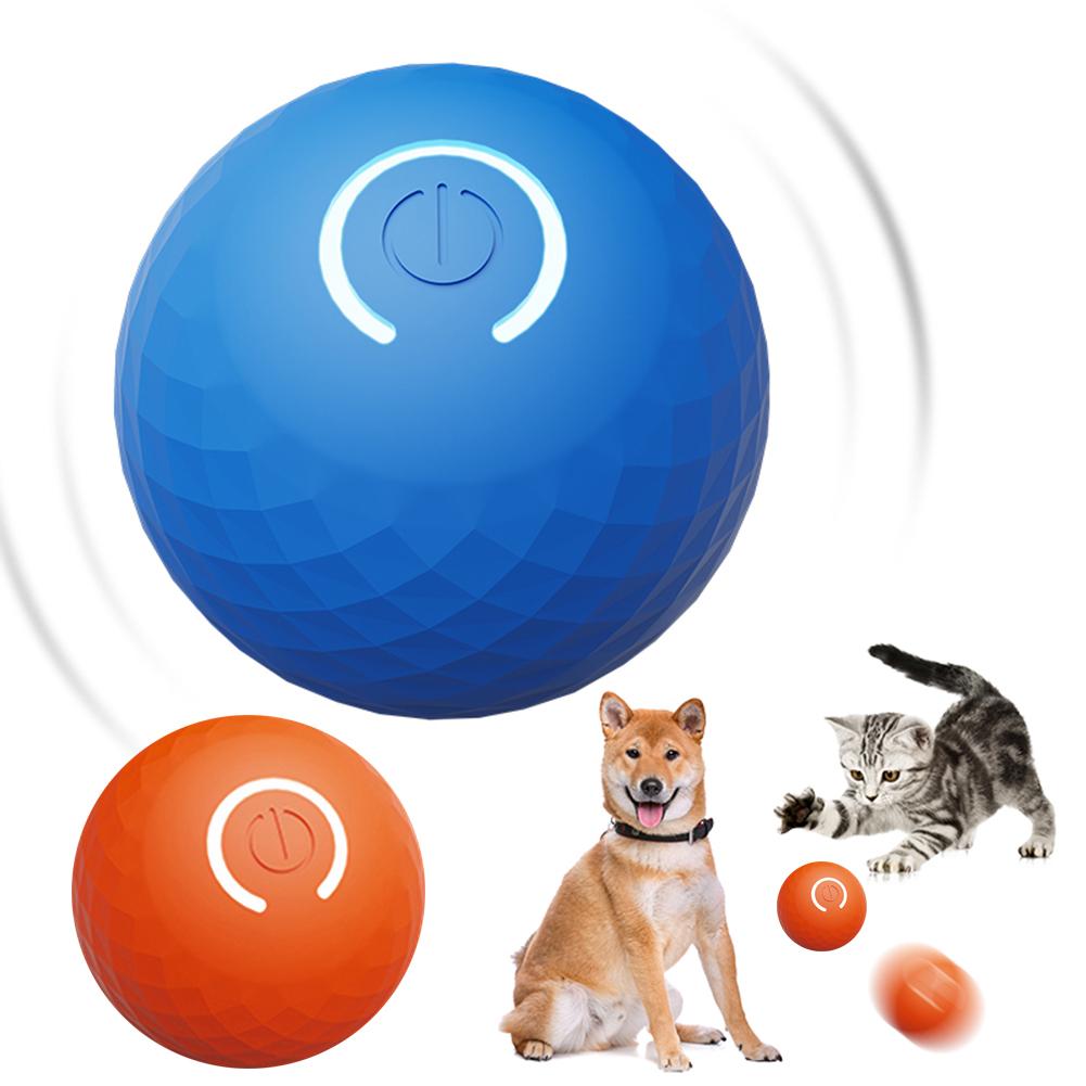 Interactive Dog Ball USB Rechargeable Dog Toy Ball Automatic Rolling Ball Toys for Puppy/Small/Medium Dogs