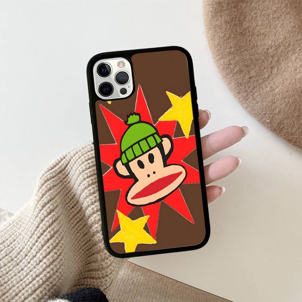 Fashion Logo P-Paul F-Frank PC+TPU Phone Case For IPhone 17 16 15 14 PRO MAX 11 12 13 PLUS MINI Cover