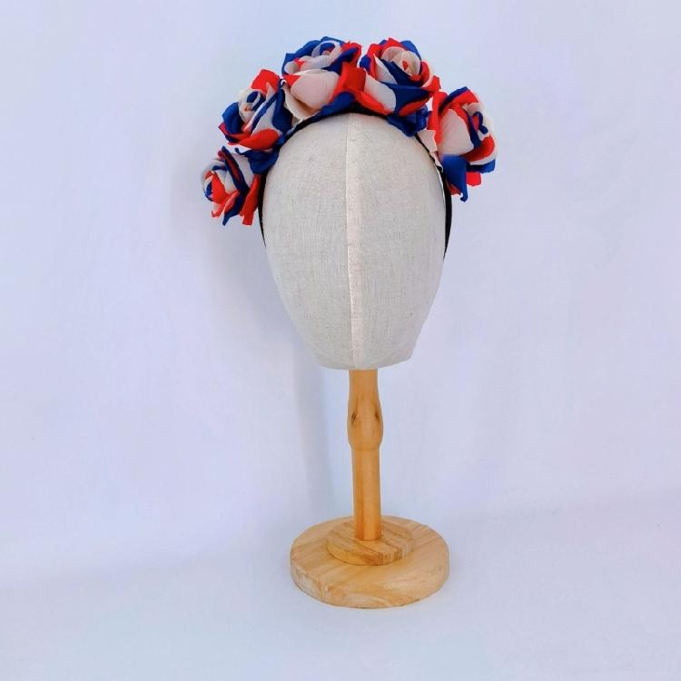 US-Wahl-Stirnband für Erwachsene und Kinder, Blumenhaarband, Musikfestival-Kopfschmuck, Party, Treffen, Feier, Haarreif