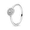 925 Sterling Silver, Synthetic Cubic Zirconia Rings Women's Silver 190986CZ