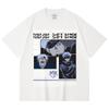 230 Gsm 100% Cotton Jujutsu Kaisen V26 Gojo Print Unisex Heavy Cotton T Shirt